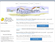 Tablet Screenshot of literaturkurier.net